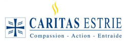 Image: carte d'affaire Caritas Estrie